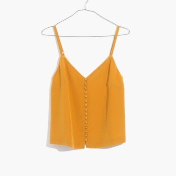 Madewell Silk Button-Down Cami - Picture 5 of 5